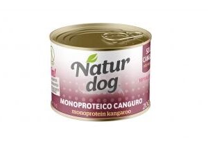 NATURDOG LATA MONOPROTEICA DE CANGURO 200GR