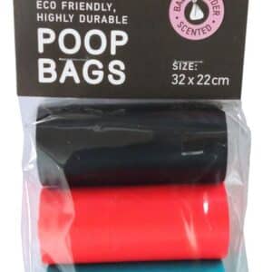 3 ROLLOS DE BOLSAS HIGIÉNICAS BIODEGRADABLES