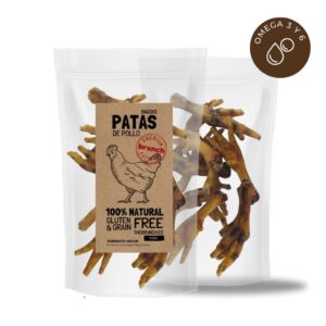 PATAS DE POLLO NATURALES PARA PERRO 100GR