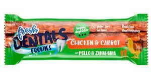 SNACK DENTAL POLLO Y ZANAHORA PARA PERROS 28GR