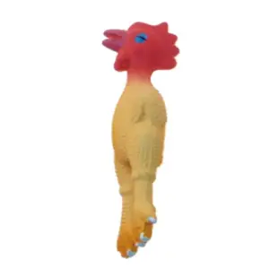 POLLO DE LÁTEX CON SONIDO 15CM