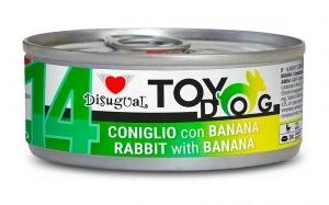 LATA HÚMEDA DE CONEJO Y BANANA 85GR