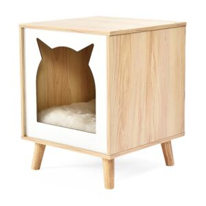 CASA DE MADERA PARA GATOS MODELO CHERRY