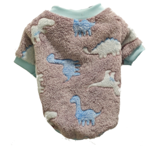 SUDADERA DE DINOSAURIOS PARA PERROS