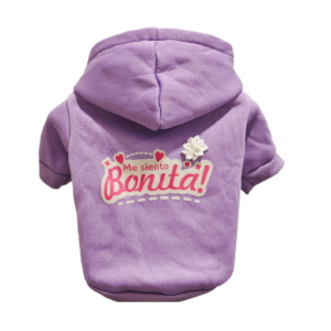 SUDADERA PARA PERRO ME SIENTO BONITA