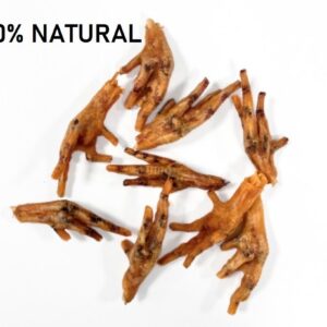 PATAS DE POLLO NATURALES PARA PERRO 100GR