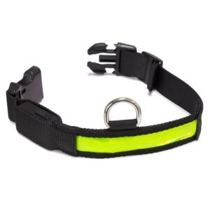 COLLAR LUMINOSO LED AMARILLO (CON USB)