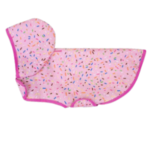 IMPERMEABLE CONFETTI PARA PERRO DE YAGU- ligero, cómodo y resistente al agua.