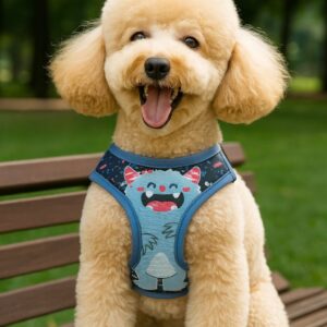ARNÉS YAGU CONFORT MONSTER PARA PERROS | ACOLCHADO, AJUSTABLE Y CON DISEÑO DIVERTIDO